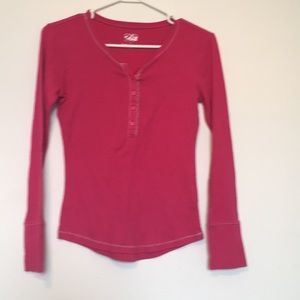 Justice “Henley” type long sleeved